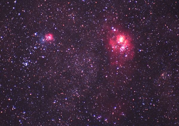 Lagoon(M8) and Trifid Nebula(M20)