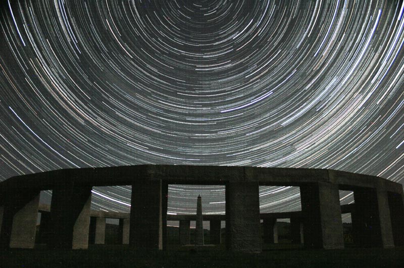 Stonehenge Aotearoa Star Trails